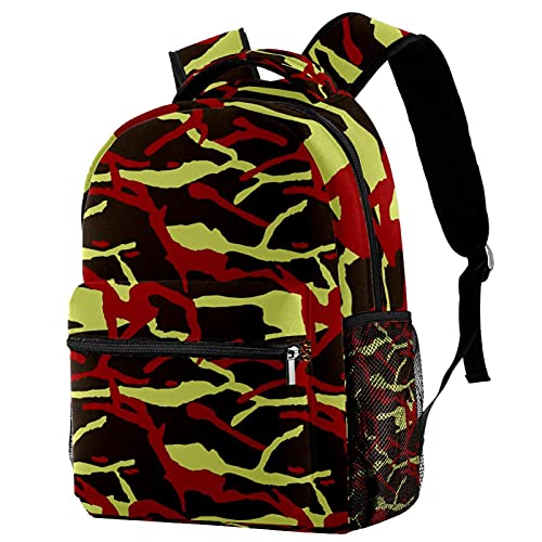 Sac à dos de voyage mignon camouflage pour soulager le dos des enfants