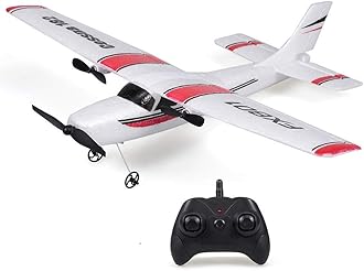 EBOYU FX801 RC Airplane Remote Control Plane Cessna 182 2.4G 2CH RC Fixed Wing Plane/Electric Flying Aircraft RC Drone