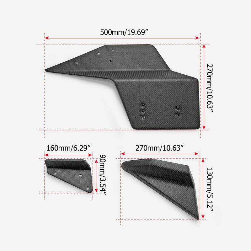 Matt Carbon Fiber Rear Wing Spoiler for Civic Type R Hatchback FK8 2017 Onwards Type M Body Kit Car Styling Accessories