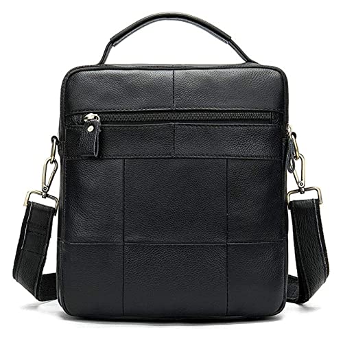 CcacHe Small Vintage Messenger Handbag, Small Vertical Business Briefcase Protective Tablet Crossbody Handbag2