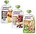 Sprout Organic Stage 2 Baby Food Pouches, Variety Pack, 4 Ounce (Pack of 15) 5 Each: Apple Oat Raisin w/ Cinnamon, Banana Plum Blueberry Quinoa & Apple Banana Butternut