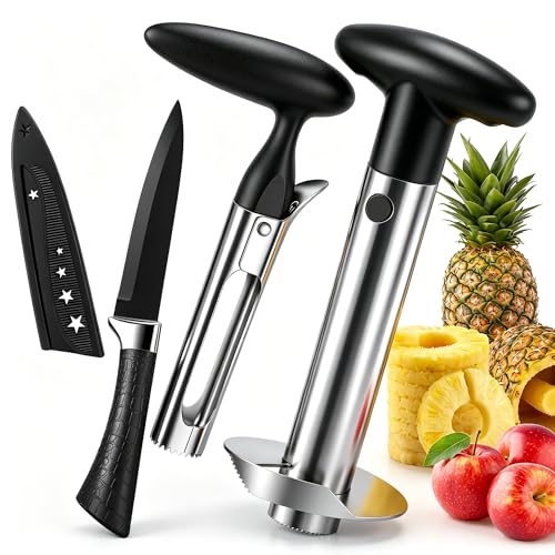 Stainless Steel Pineapple Corer and Slicer Tool
