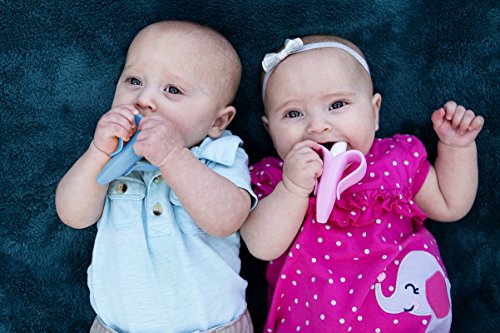 Baby Banana - Blue Banana Toothbrush, Training Teether Tooth Brush For Infant, Baby, And Toddler #TOP5