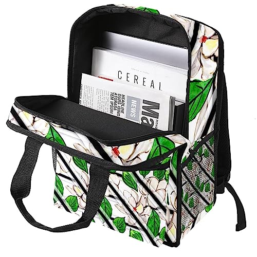 Sac à dos pour garçons motif floral multicolore ajustable pour fille et loisirs scolaires - 3