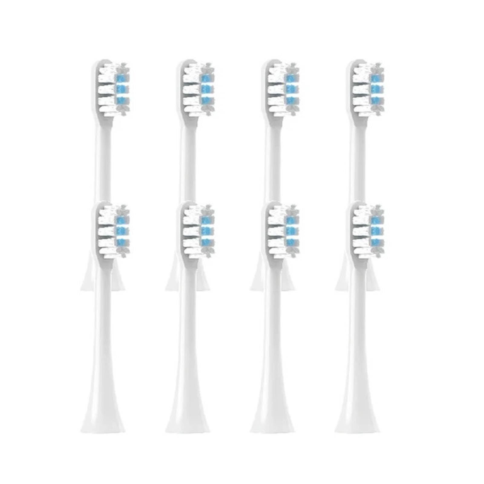 Testine, Compatibile Con XIAOMI, T301 T302, Setole Morbide | Testine di ricambio per spazzolino elettrico sonico per adulti, 4/8/12PCS(8 White)