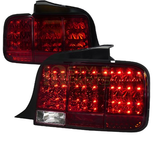 05-09 Ford Mustang Sequential Led Tail Light Red