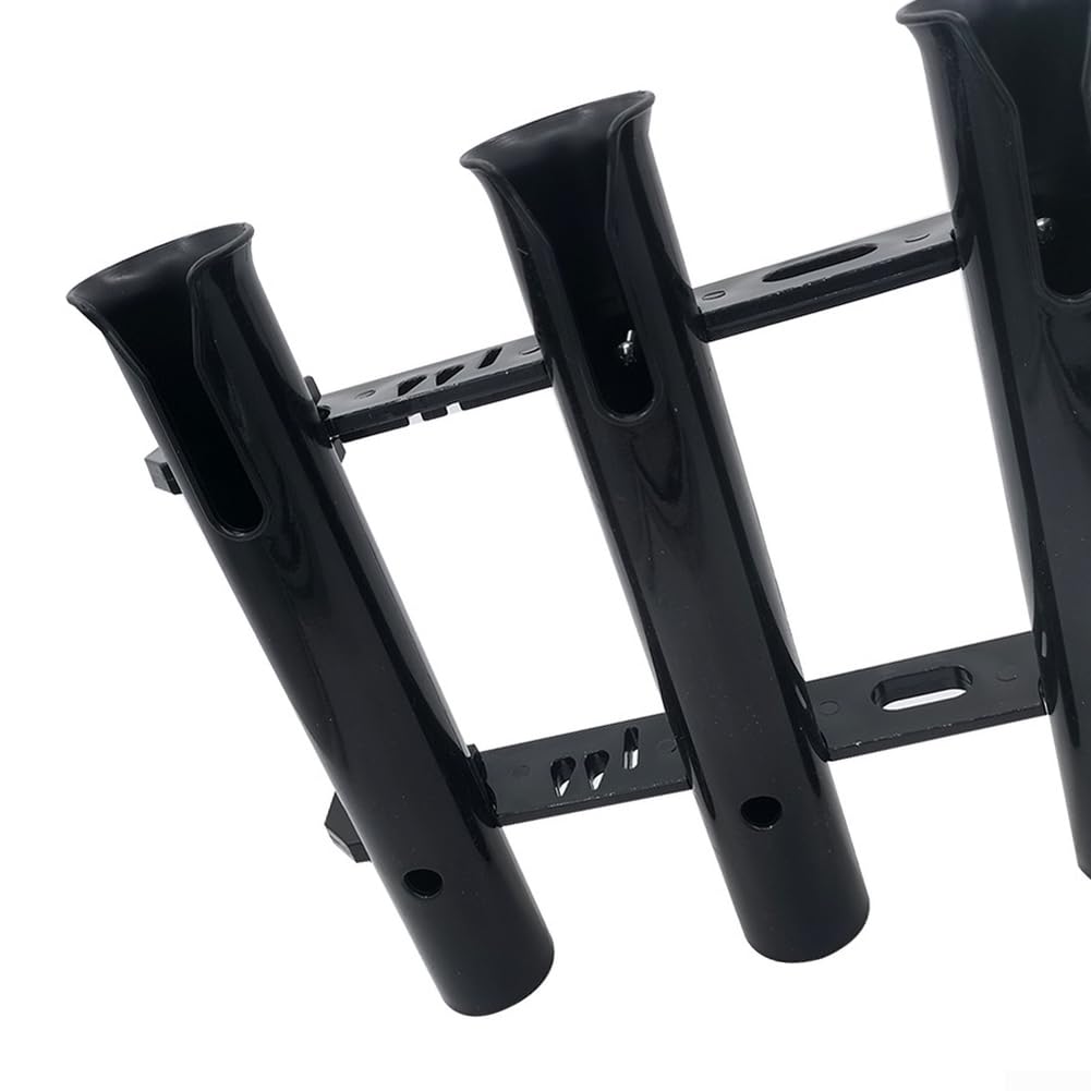 Supporto per canna da pesca, supporto per barca, in plastica resistente, accessorio per ponte, adatto per mulinelli rotanti, 475 x 305 mm