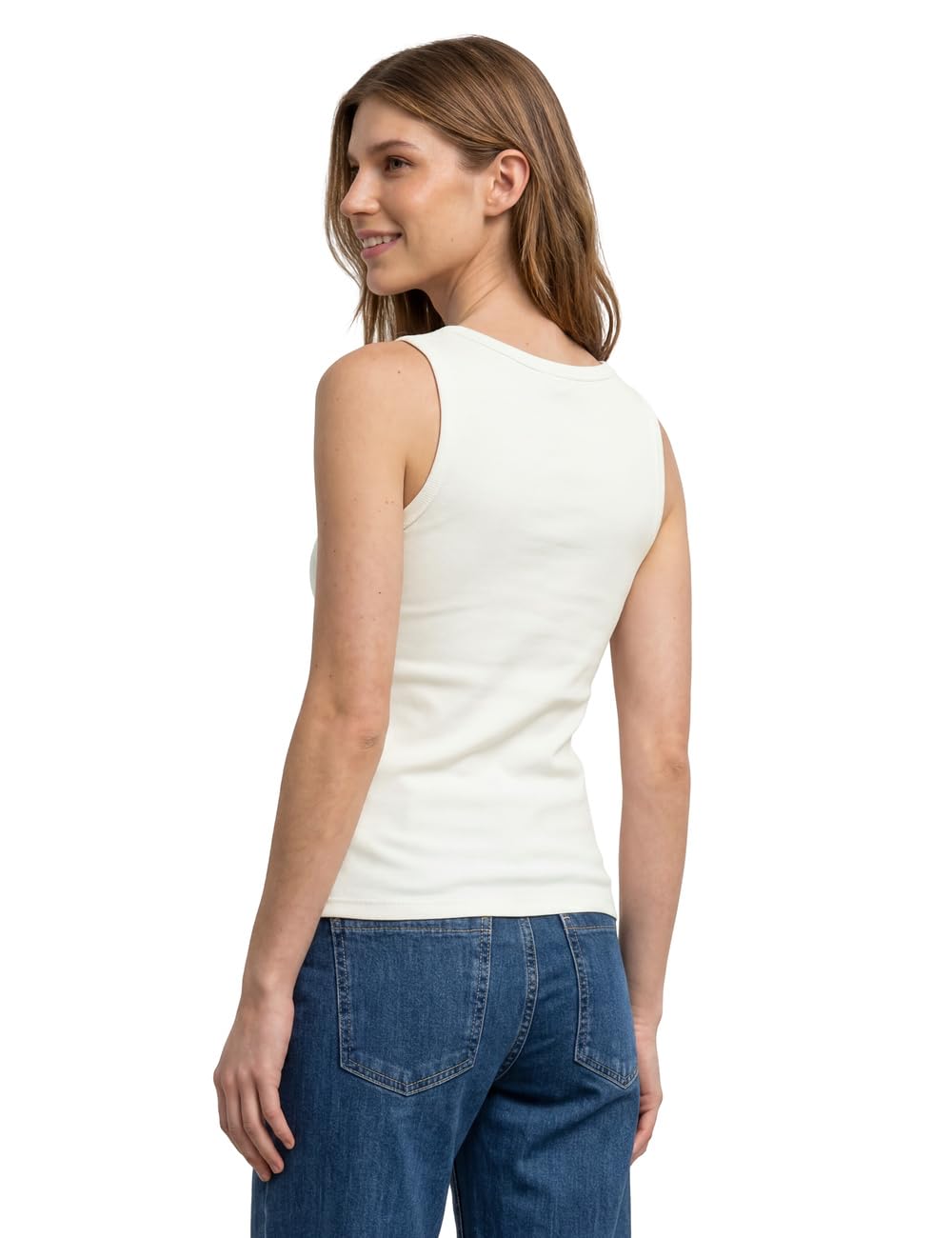 Street One 3230728 Parte Superior Acanalada con Cuello en V Mujer (Pack de 1)