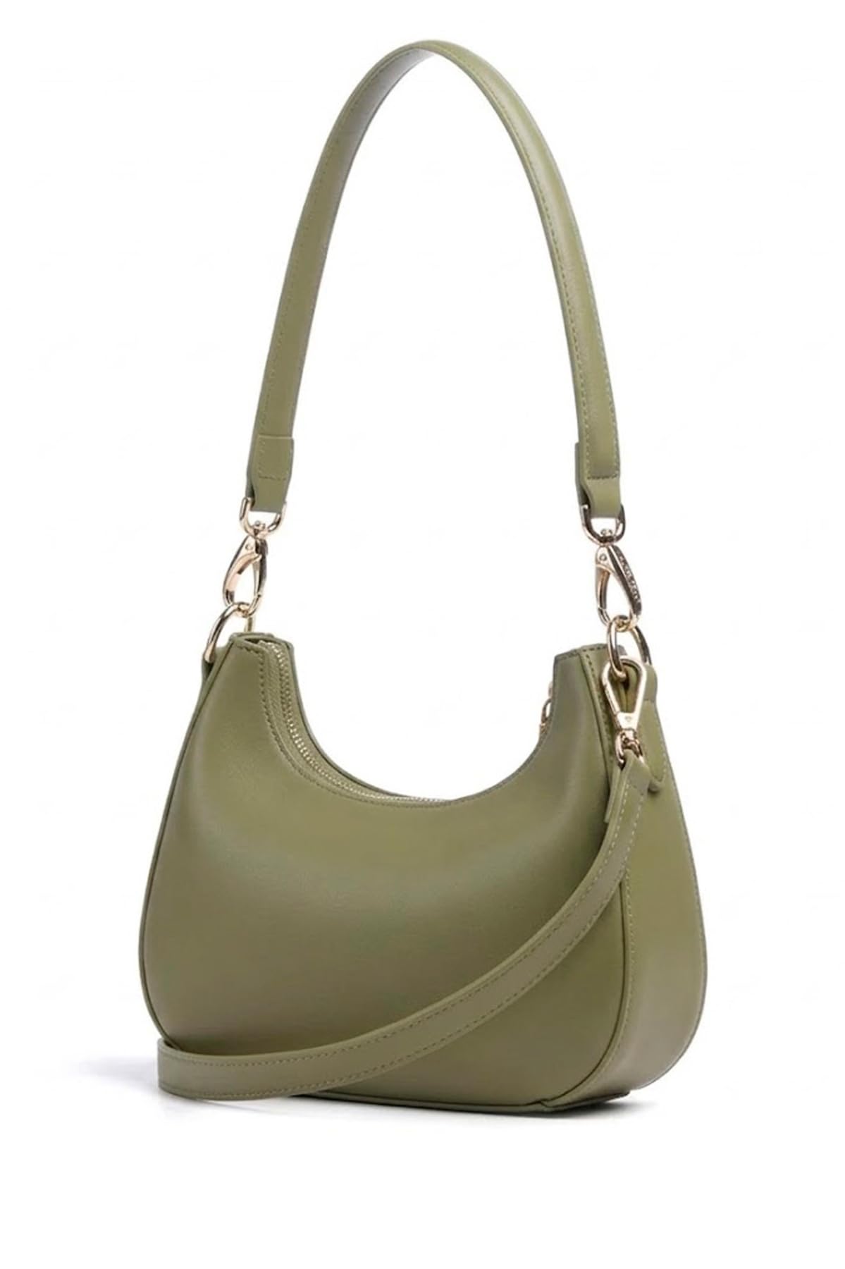 VALENTINO, ZERO RE HOBO BAG (VBS7B305), OLIVA, UNICA
