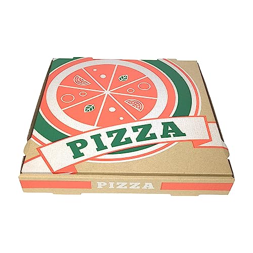 Générique 100 Boites à pizza 33x33x4 cm 3 couleurs