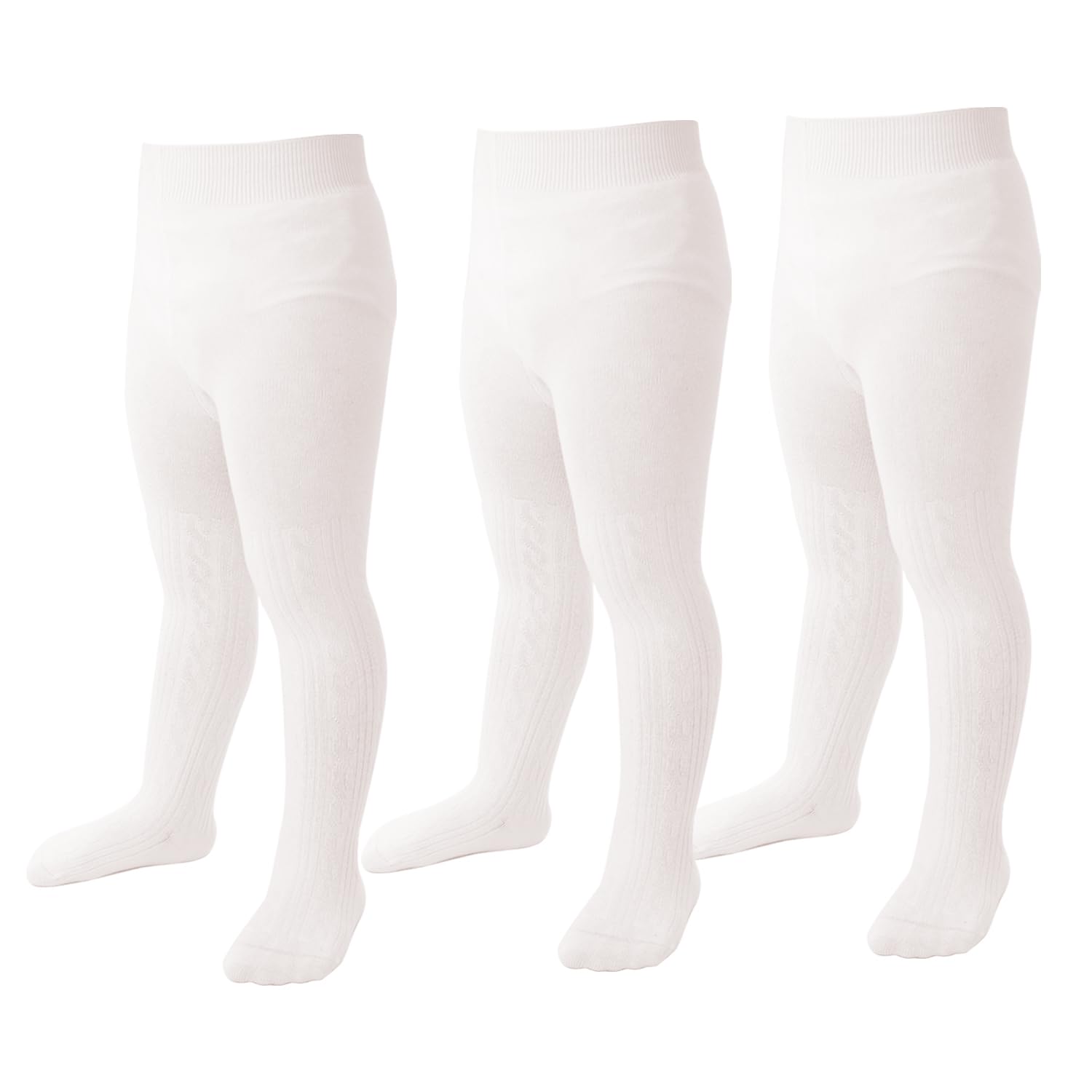Baby Girls Tights Solid Cable Knit LeggingsWarm Stockings For Toddler