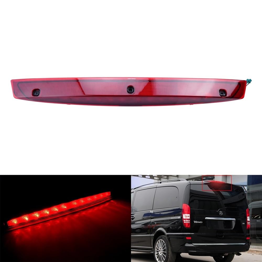 Terza Luce del Freno Tercera Luz De Freno Trasera De Alto Nivel para Benz para W639 para Vito para Viano 2003 2004 2005 2006 2007 2008 Luce di Stop Centrale