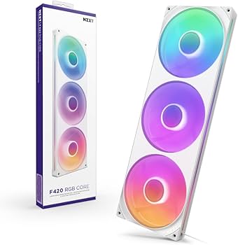 Amazon.com: NZXT F420 RGB Core - 420mm Single-Frame Fan Unit with
