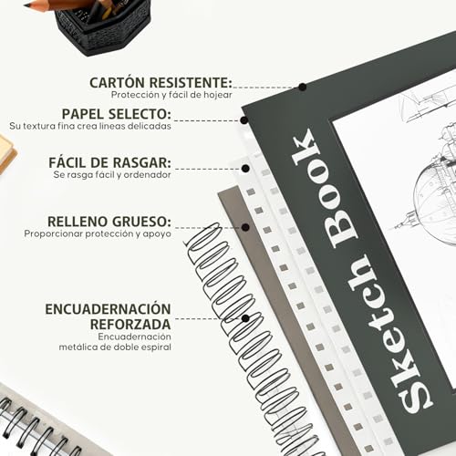 El Mejor Listado de Cuaderno de dibujo - 5 favoritos. 17 Imagen adicional