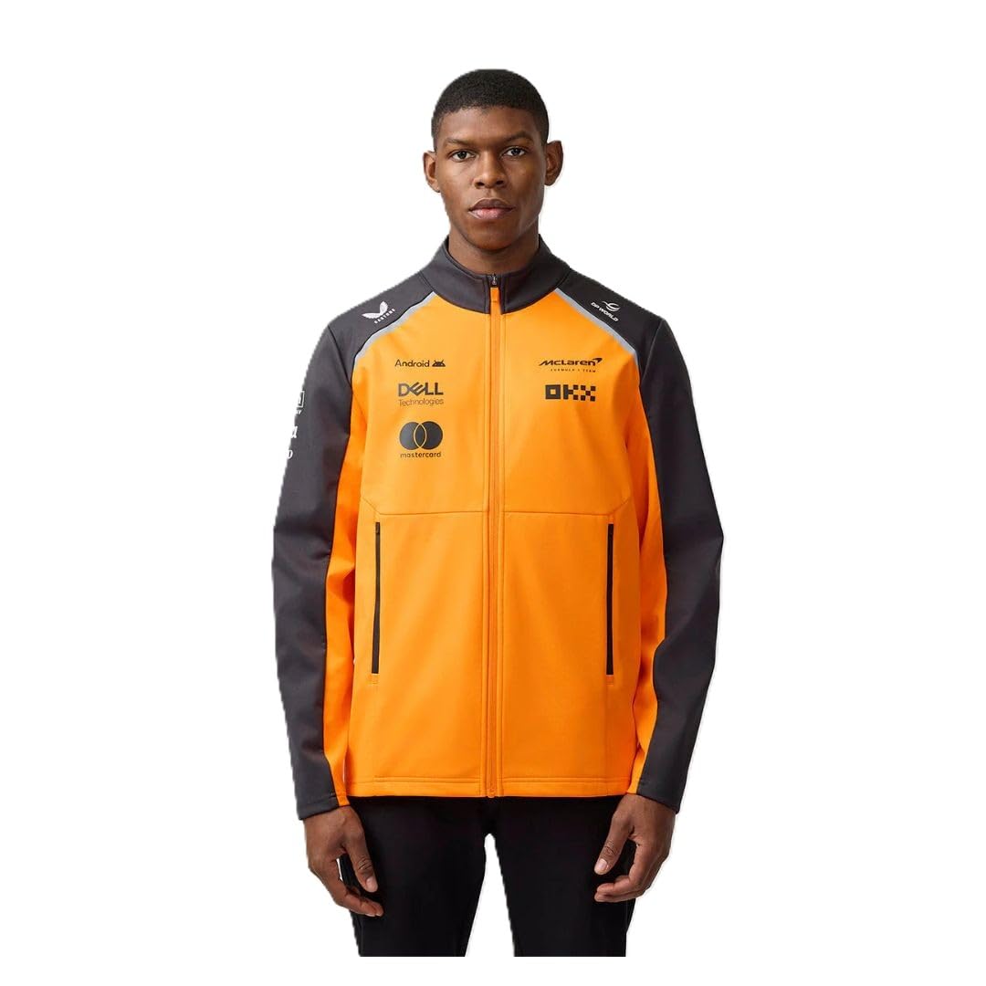 CastoreCastore Unisex Mclaren F1 Team Softshell 2025 OFFICIAL McLAREN F1 TEAM SOFT SHELL JACKET