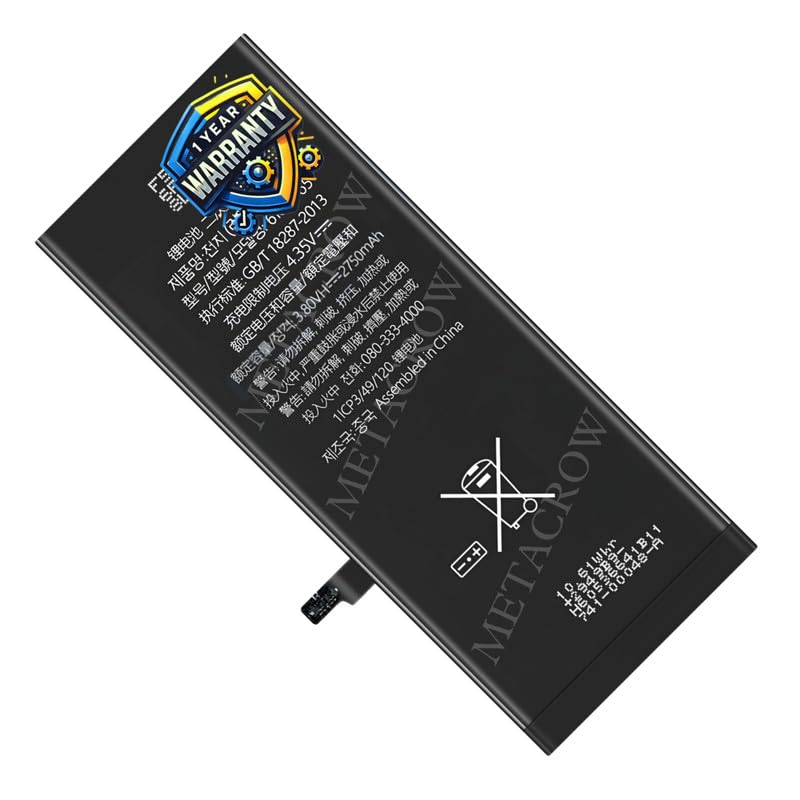 Image of Original Battery Compatible for iPhone 6s Plus (A1634, A1687, A1690, A1699) - (2750mAh) - 1 Year Warranty