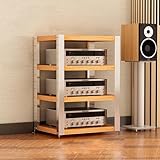 Diseño de varios niveles: este centro de entretenimiento de esquina cuenta con un diseño cuidadosamente elaborado y de varios niveles ideal para tu amplificador, altavoces, reproductor multimedia y otros dispositivos. El gabinete de audio y video muestra todos los cables conectados, reduciendo el desorden y asegurando una configuración audiovisual profesional y organizada. Perfecto para mejorar tu experiencia de cine en casa mientras mantiene un aspecto elegante.