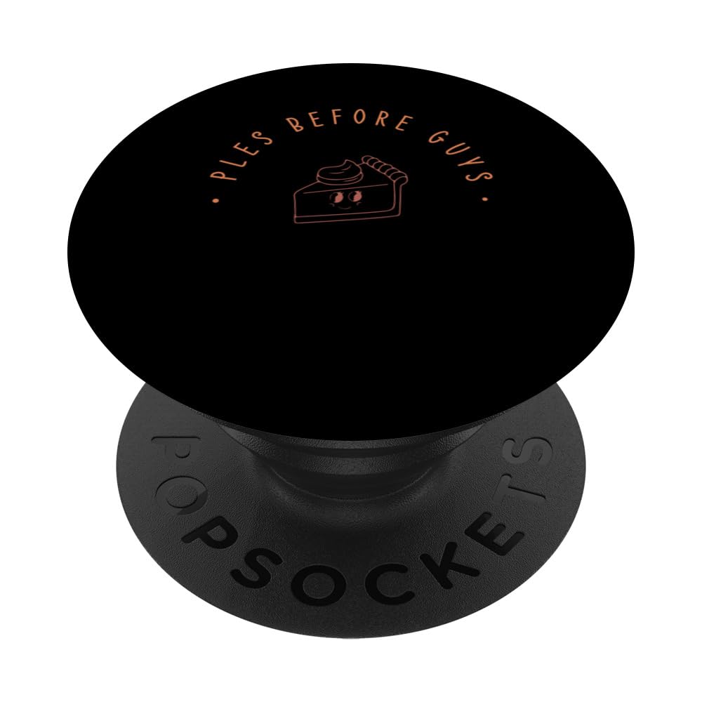 Ples Before Guys Autumn Fall Thanksgiving Season PopSockets Swappable PopGrip, Black