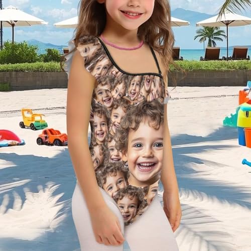 Image of Yzaoxia Girls Swimsuits One Piece Bathing Suit Sleeveless Gymnastics Swimwear for Kids 3-14Y
