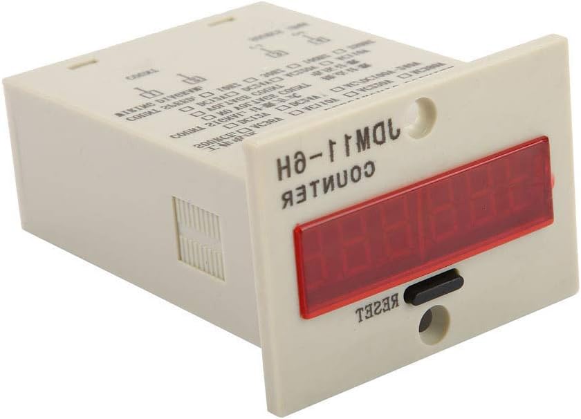 6 Digi Counter Digital Counter Device Mini Customer Traffic Counter Electronic Totalizer (DC 24V)