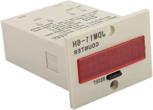6 Digi Counter Digital Counter Device Mini Customer Traffic Counter Electronic Totalizer DC 24V