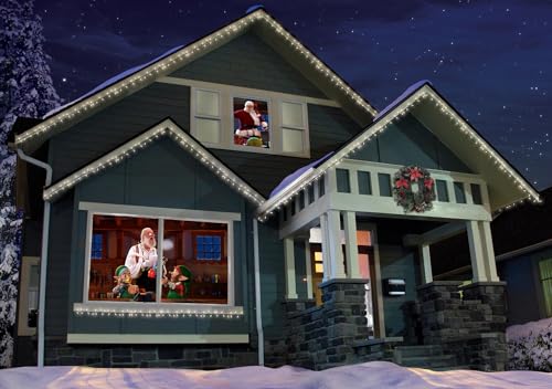 Pantalla trasera de proyección tela 60"x40" Santa's Workshop DVD miniatura 2