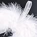 Surepromise 10 Angel White Feather Wing Christmas Tree Decor Hanging Ornament Wedding Prop