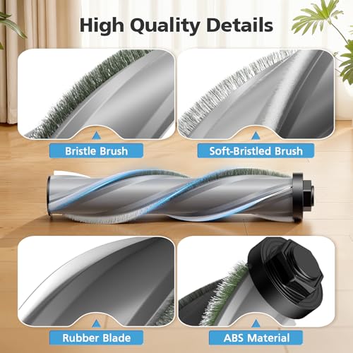 Image of iSingo 3789X Brush Roll Replacement Compatible with Bissell Cleanview XR Pet 300W / XR 200W / Powerlifter Turbo Cordless Stick Vacuum, Model# 3797V, 3789U, 3789, 3789X, 3797, 3797W, 2 Pack, Grey