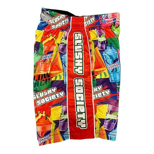 Flow Society Slushy Society Boys Lacrosse Shorts | Boys Lax Shorts | Lacrosse Shorts For Boys | Kids Athletic Shorts For Boys Multi #TOP1