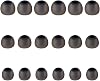 Brandless Earbud Tips Soft Silicone Earbuds Replacement Tips Fit for in-Ear Headphones(Inner Hole from 3.8mm - 4.2mm Earphones) 9 Pairs S/M/L,Black/Blue