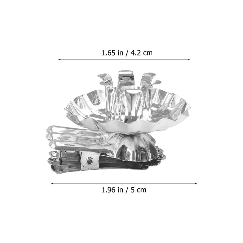 Garneck 36pcs Christmas Tree Candle Holder, Clip on Candle Holder for Christmas Tree Silver Tea Light Candle Holders - Image 2