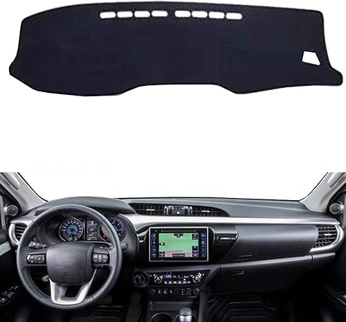 Miniatura 21 de Cubierta del tablero del coche para Toyota Hilux SW4 Fortuner 2005-2010 2011 2012 2013 2014 2015 Mano Izquierda Dashmat Pad Alfombra Dash Mat