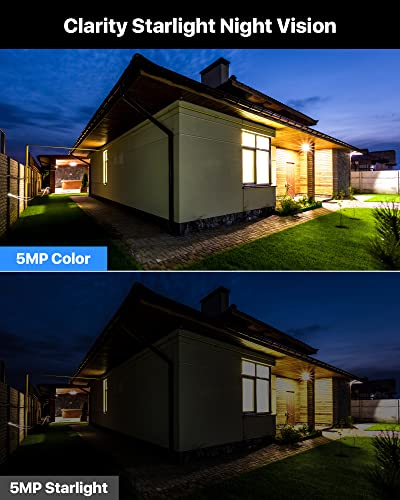 image for ZOSI 4Pack 5MP PoE Security Cameras with Ethernet Cables, Person Vehic