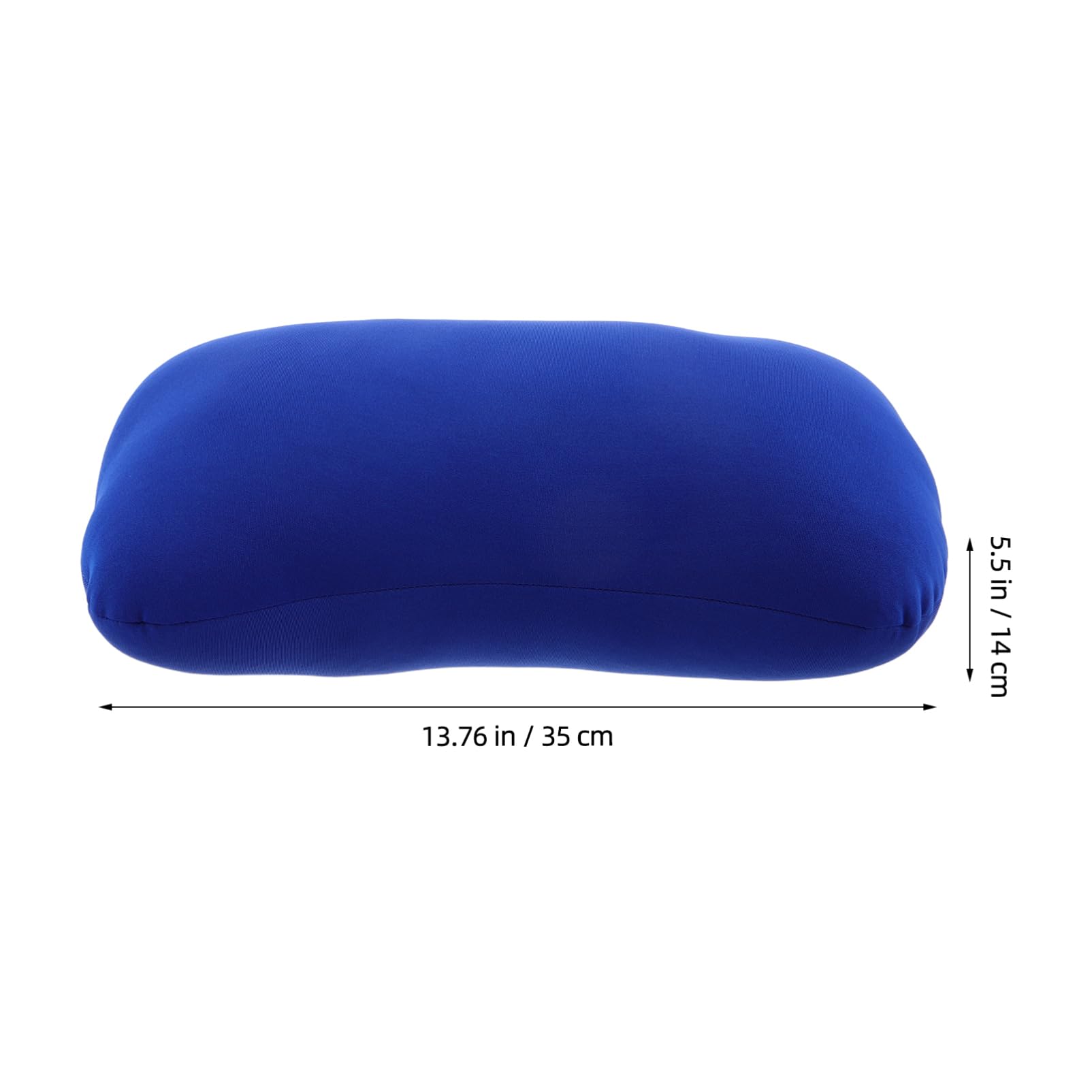 Almohada de Viaje Compacta Diseño Multifuncional de Espuma y Partículas en Forma de Hueso, Portátil y Lavable para Cuello y Lumbar en Actividades al Aire Libre
