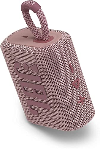 JBL Go 3 Portable Waterproof Wireless IP67 Dustproof Outdoor Bluetooth Speaker (Pink)