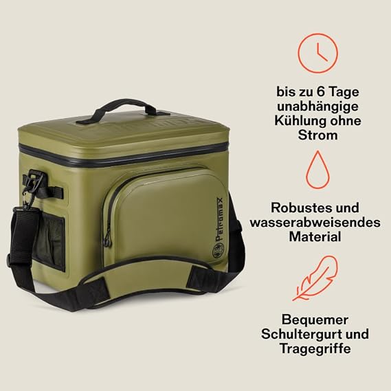 Petromax Olive 22L Portable Travel Cooling Bag