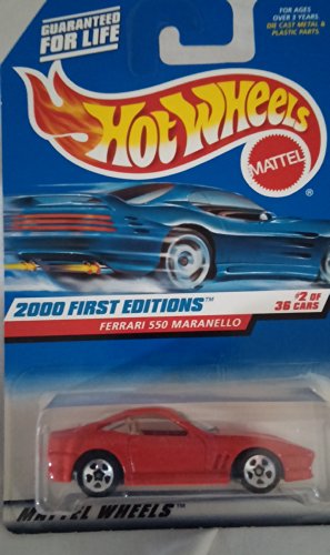 Opiniones y reviews de Ferrari Red comprados en linea. 33 Hot Wheels 2000-062 First Editions RED Ferrari 550 Maranello 1:64 Scale
