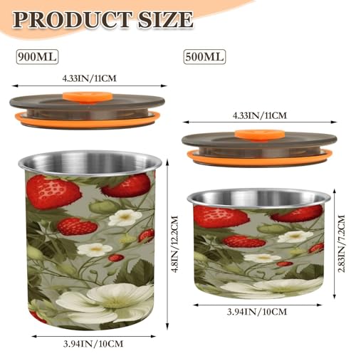 Envase de acero inoxidable para café 17oz con tapa hermética miniatura 2