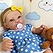 FRUIQIN 4-Piece Magnetic Pacifier Set for Reborn Doll Accessories Simulates Realistic Soothing and Feeding Cute Pink Collection (Kiss Me, Heart Bear, Rainbow, I Love Mommy)