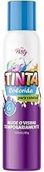 Tinta p/Cabelo spray 150ml, azul neon, MY PARTY, AE2600031