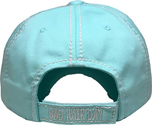 Image of Vacation Beach Camping Womens Baseball Cap Distressed Vintage Unconstructed Embroidered Patch Hat