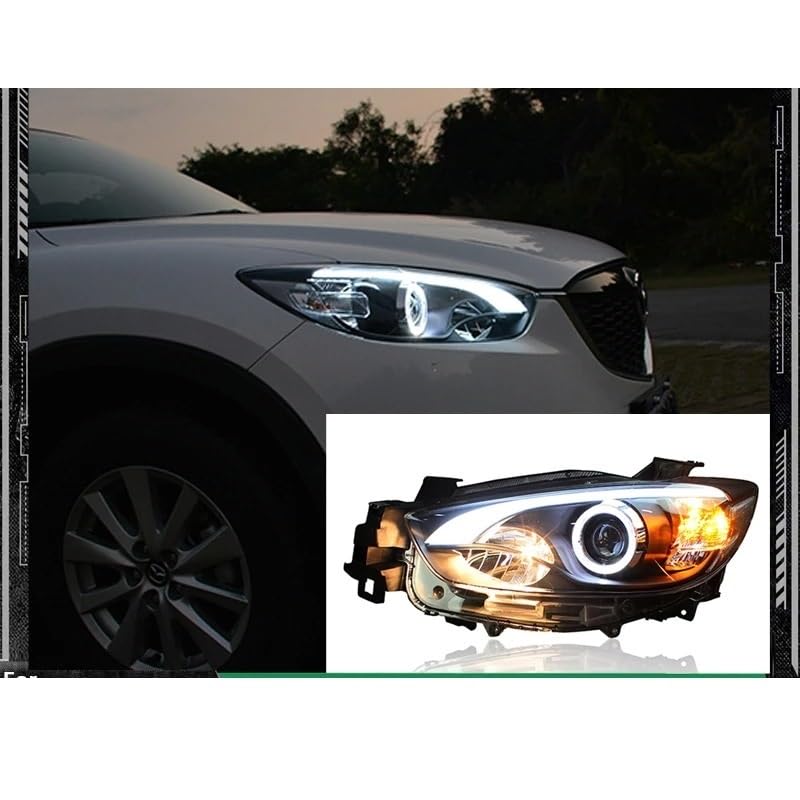 Fanale Anteriore Per Mazda Per CX-5 CX5 2013-2016 Lente Proiettore Anteriore DRL Lampadina LED Per Fari Auto Accessori Per Fari Auto Styling
