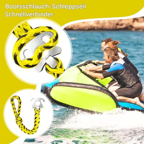 Fixation et solution faciles corde de remorquage ski et wakeboard