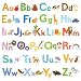 DECOWALL DW-1608S Watercolour Animal Alphabet ABC Kids Wall Decals Wall Stickers Peel and Stick Removable Wall Stickers for Kids Nursery Bedroom Living Room