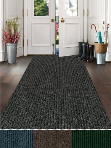 Koeckritz Non Slip Standing Mat Kitchen Rug, Anti Fatigue Comfort Flooring, Commercial Grade Pads, Ergonomic Floor Pad (Charcoal, 4' x 6')