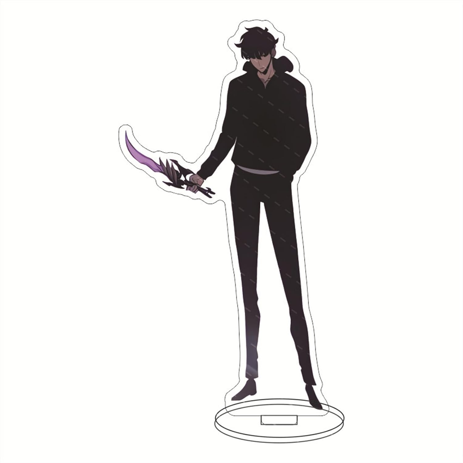 ISaikoy Set of 4 Anime Solo Leveling Acrylic Stand Figure Desktop Ornament Character Stand image 4