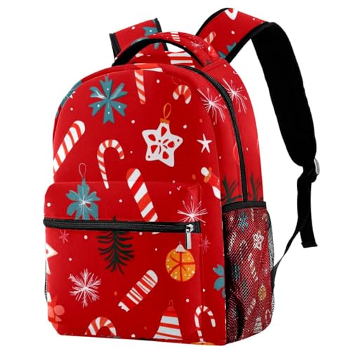 Sac à dos d'école de Noël multicolore : le cadeau utile avec porte-bouteille