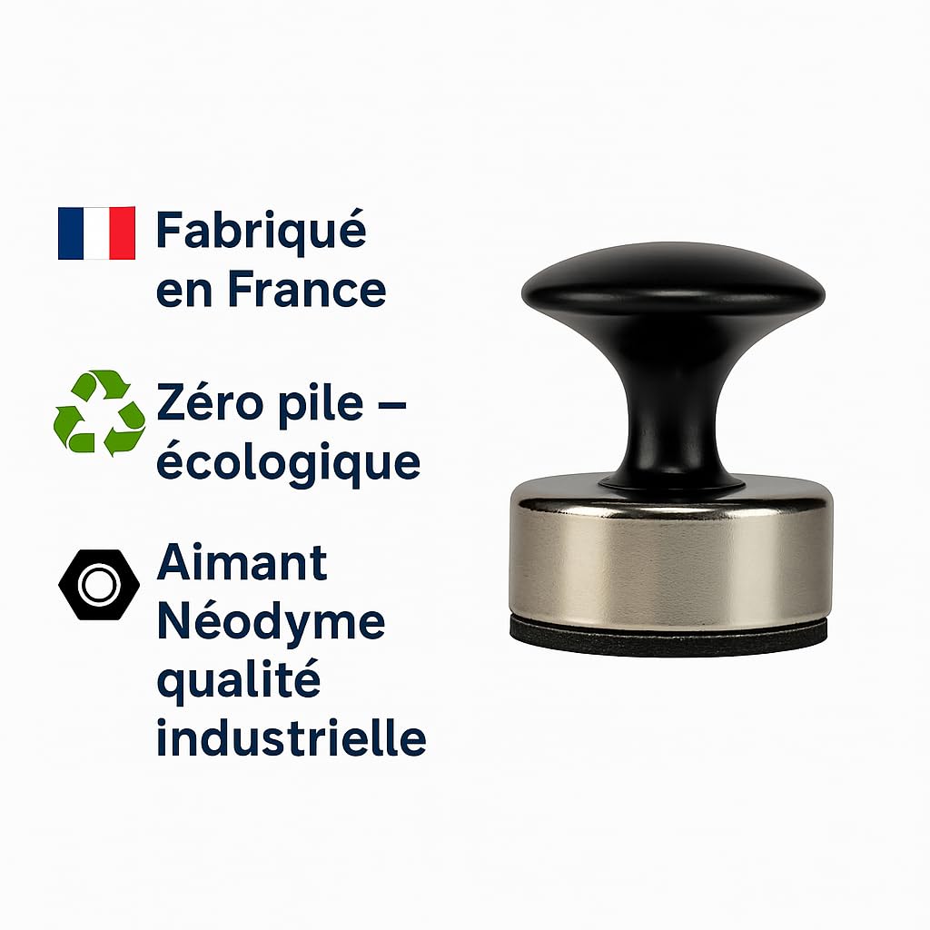 Aimant Détect PRO+ pour placo®, detection de rails et montants de cloisons sèches simple ET double épaisseur