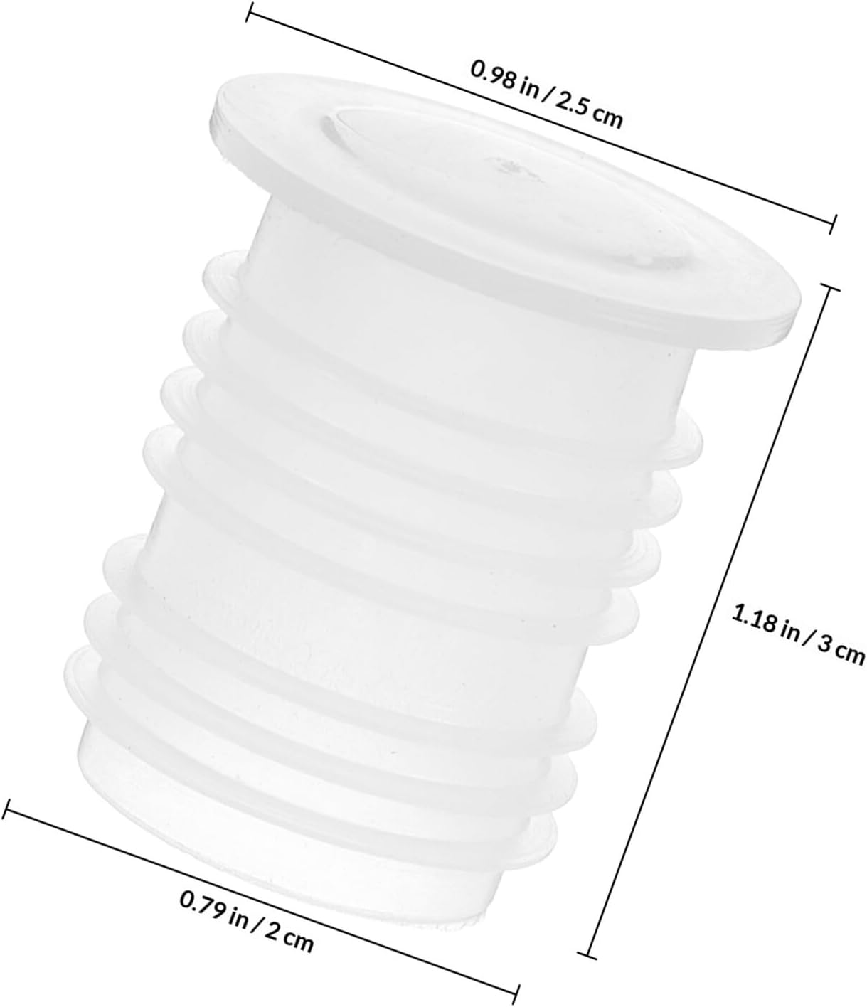Plastic Bottle Stopper Set 100pcs round Plastic Xmas
