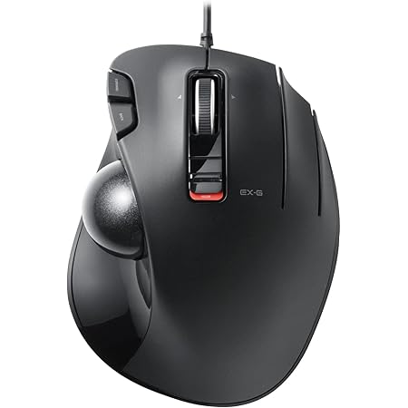 エレコム USB マウス 有線 トラックボール 6ボタン ブラック M-XT3URBK